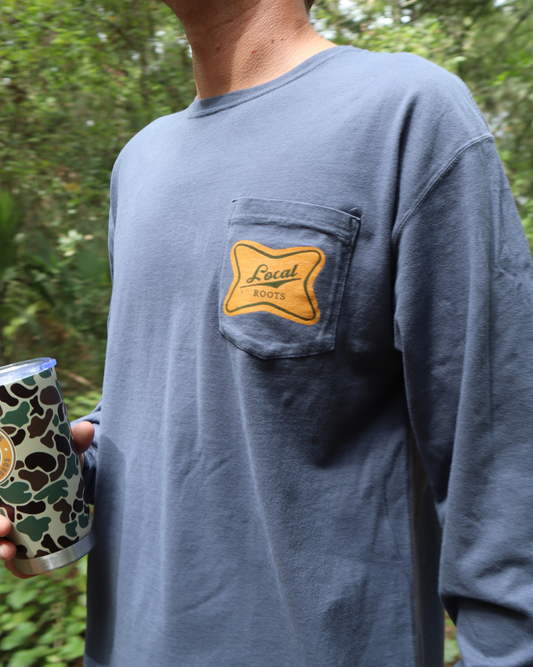 Mama Tried Slate LS Tee