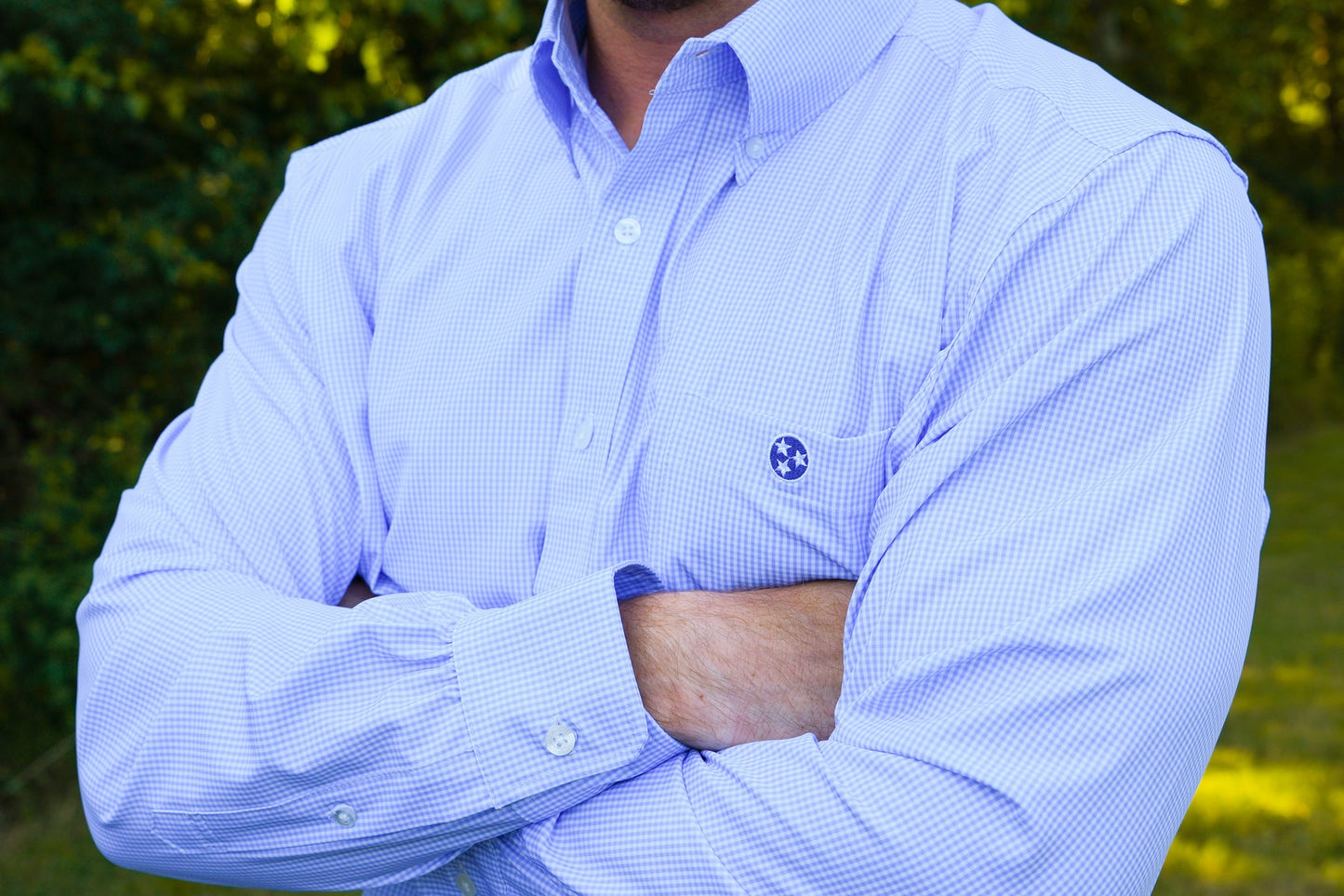 Tristar Micro Gingham Button Down