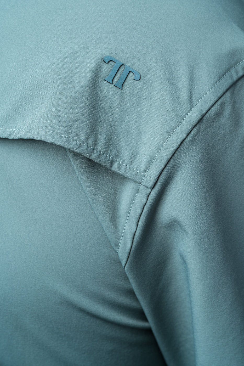 CORE - MEN'S AQUA LONG SLEEVE SNAP SHIRT