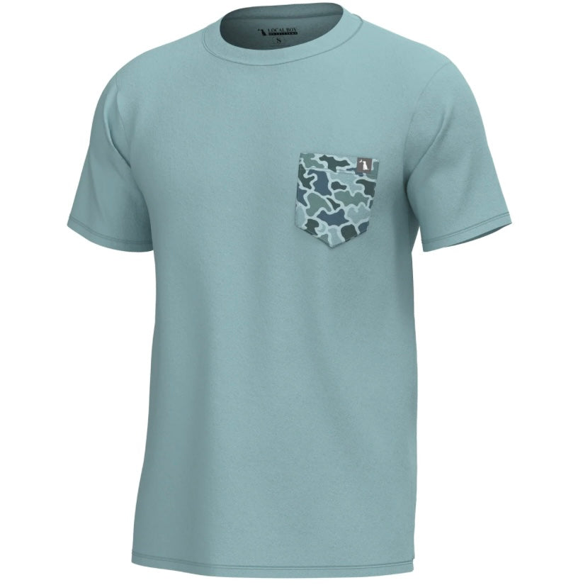 Short Sleeve Heather Blend Crew