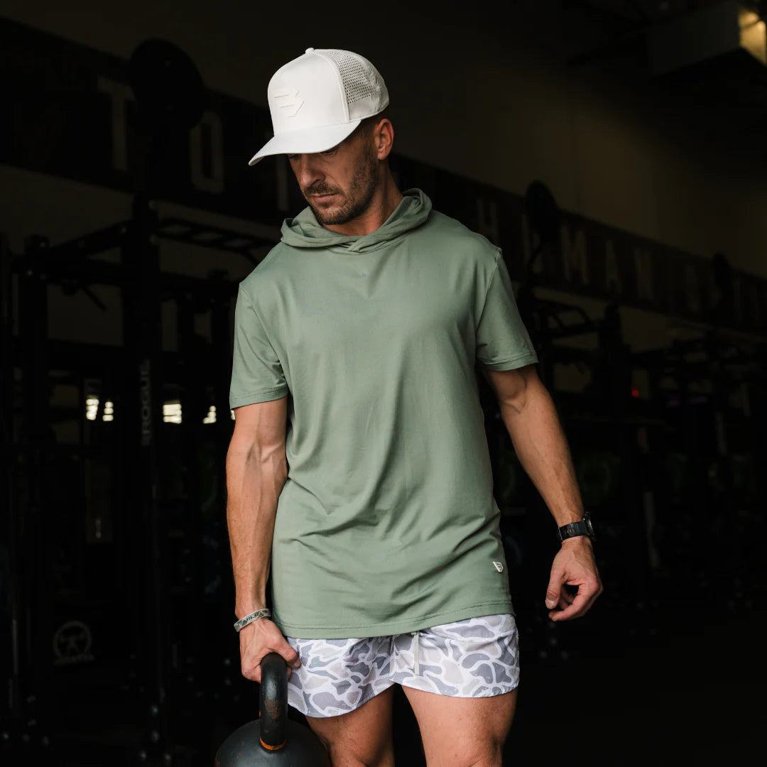 SHORT SLEEVE PERFORMANCE HOODIE