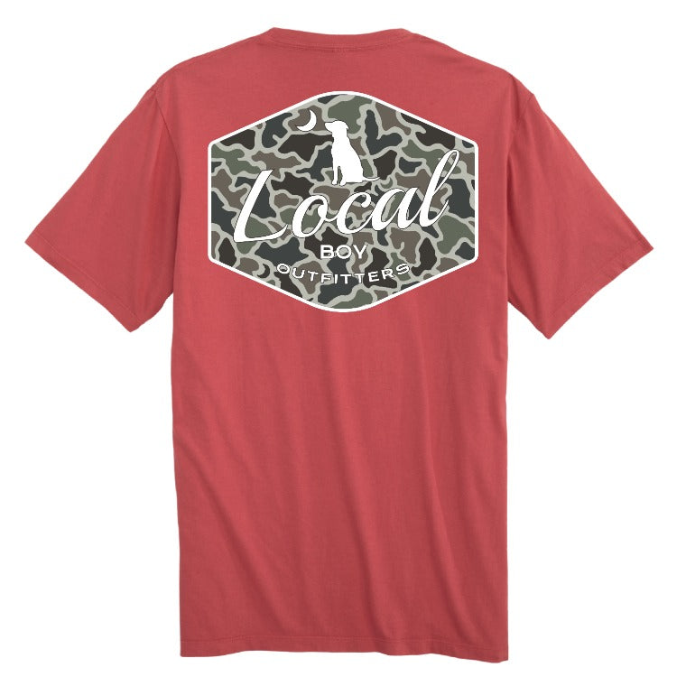 Dog & Moon Camo Badge SS Tee