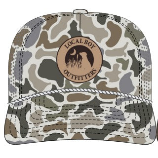 Leather Patch Perf LP Rope Hat