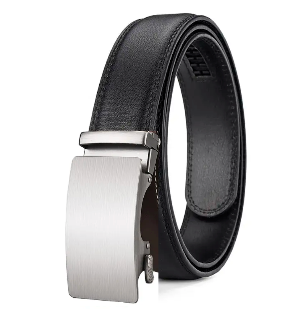 Ratchet Style Leather Belt