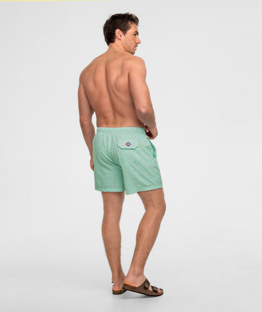 Surfside Seersucker Swim Shorts