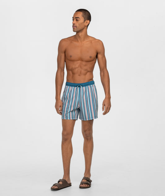 Victory Stripes Swim Shorts