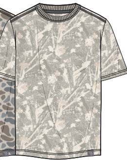 Vintage Washed Tee - Drifter Camo