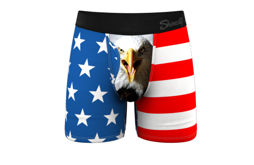 The Mascot | American Flag Ball Hammock® Pouch Underwear With Fly