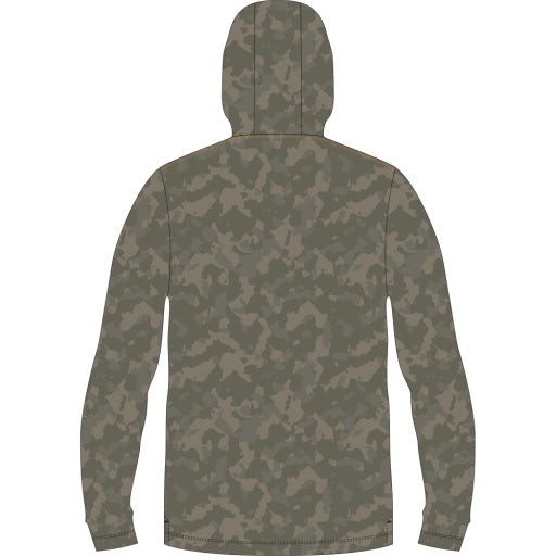 BUXTON HAGOOD HOOD - Fossil Foxhole Camo