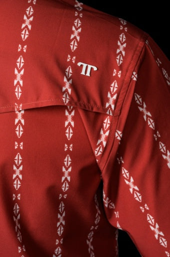 THE MAVERICK IN RED - SHORT SLEEVE SNAP
