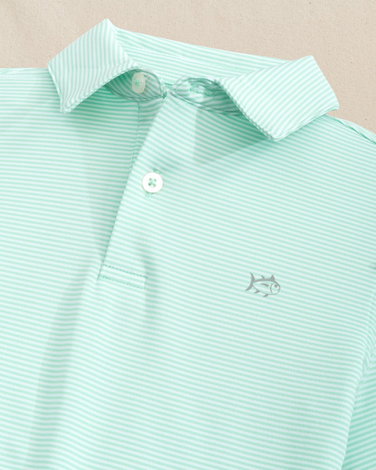 Y SS Driver Meadowbrook Stripe Polo