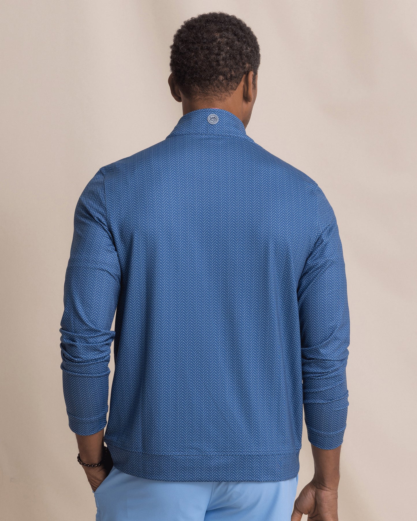 M LS Cruiser Raise The Par Printed Quarter Zip