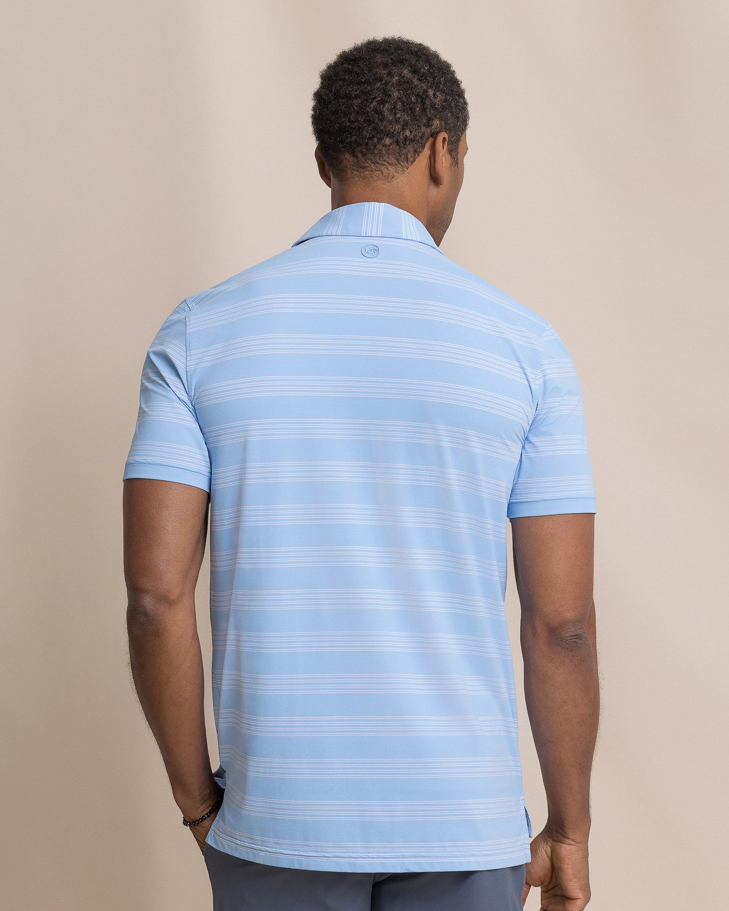 M SS CB Dune CrestStripe Polo