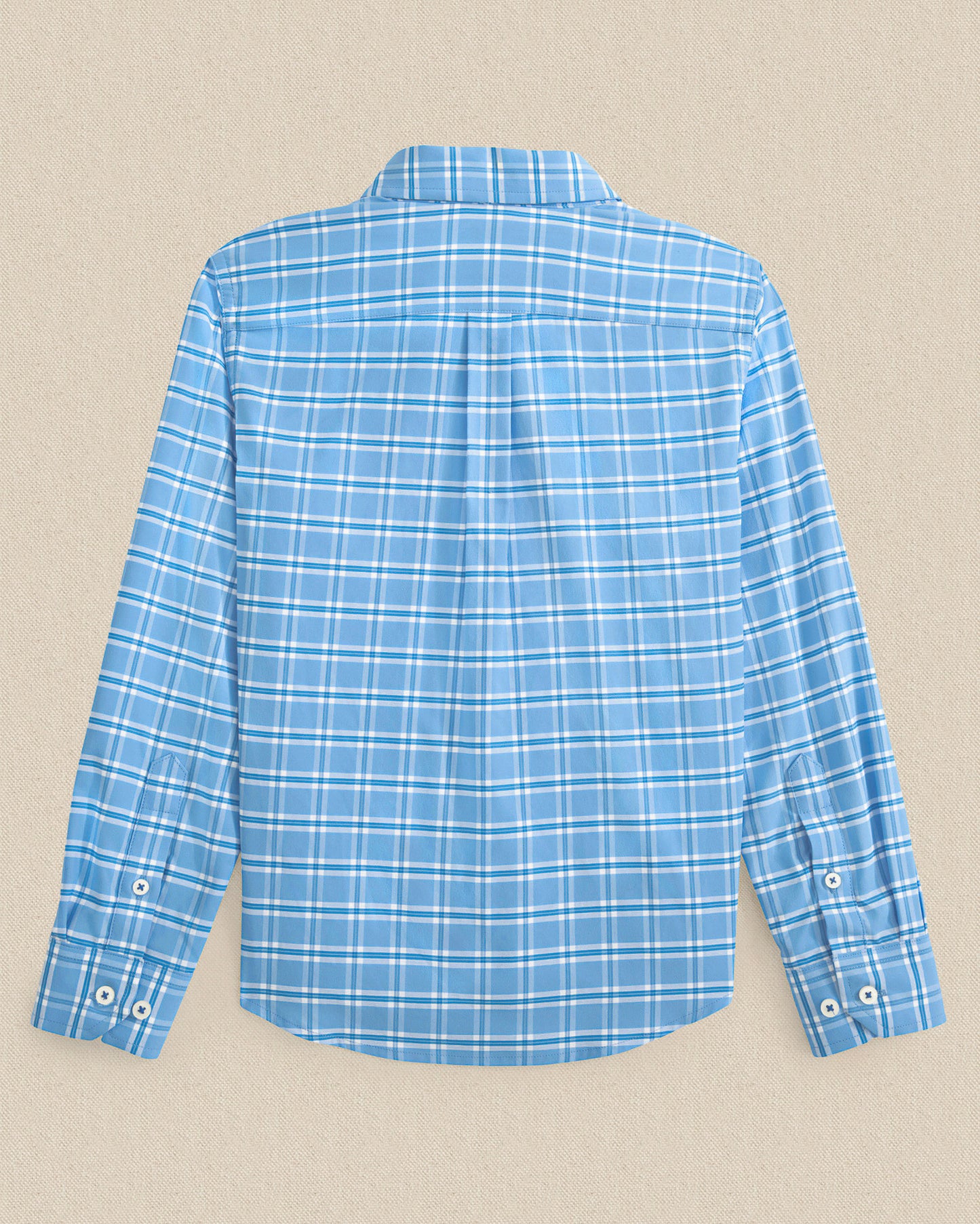 Y LS Coastal BreezeSouth Beach Plaid Sportshirt