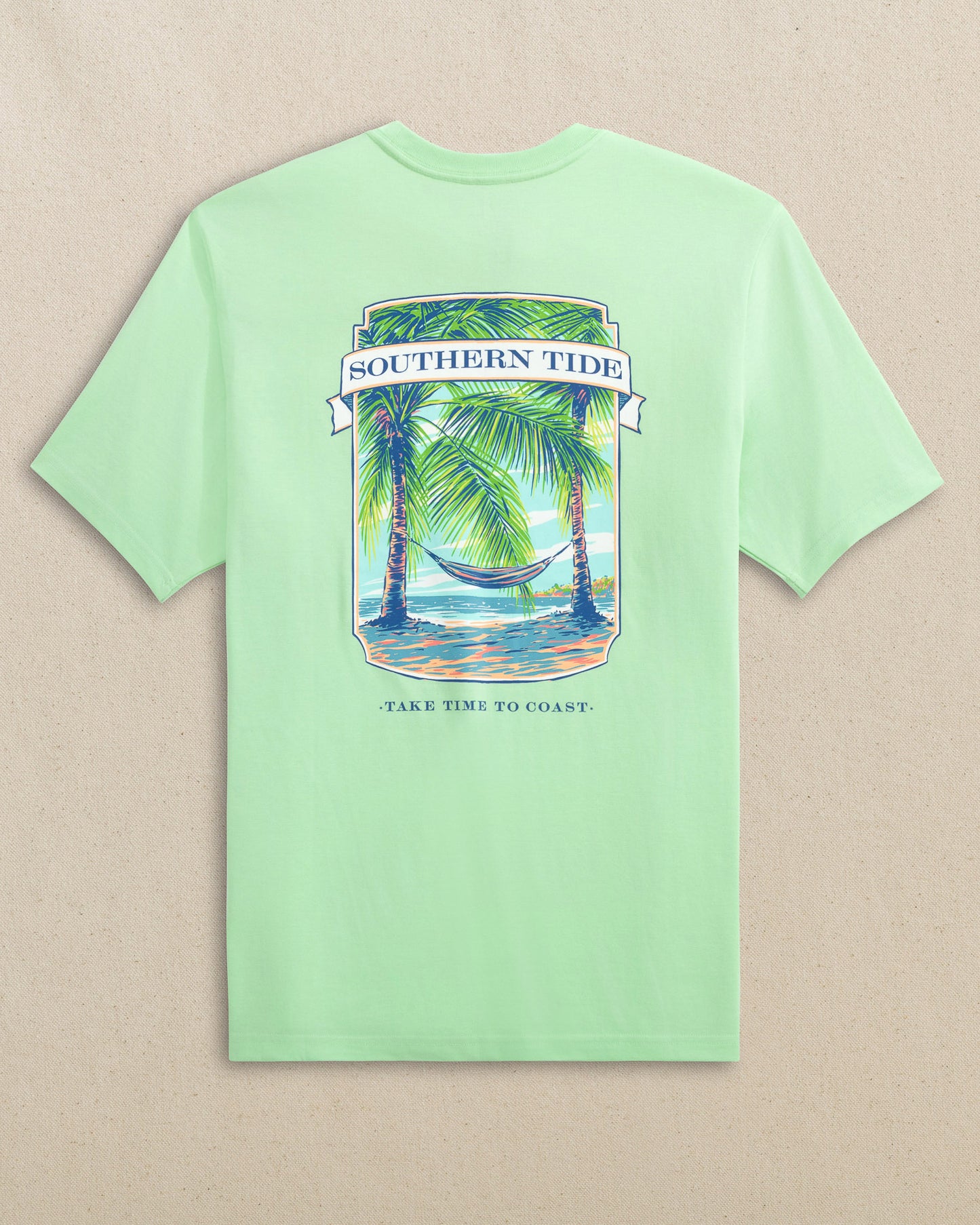 M SS Palm Hammock Time to Coast Tee
