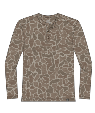 Max Comfort Henley LS - Ranger