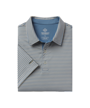 Crestline Stripe Polo - Charleston