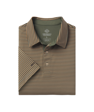 Crestline Stripe Polo - Marshland