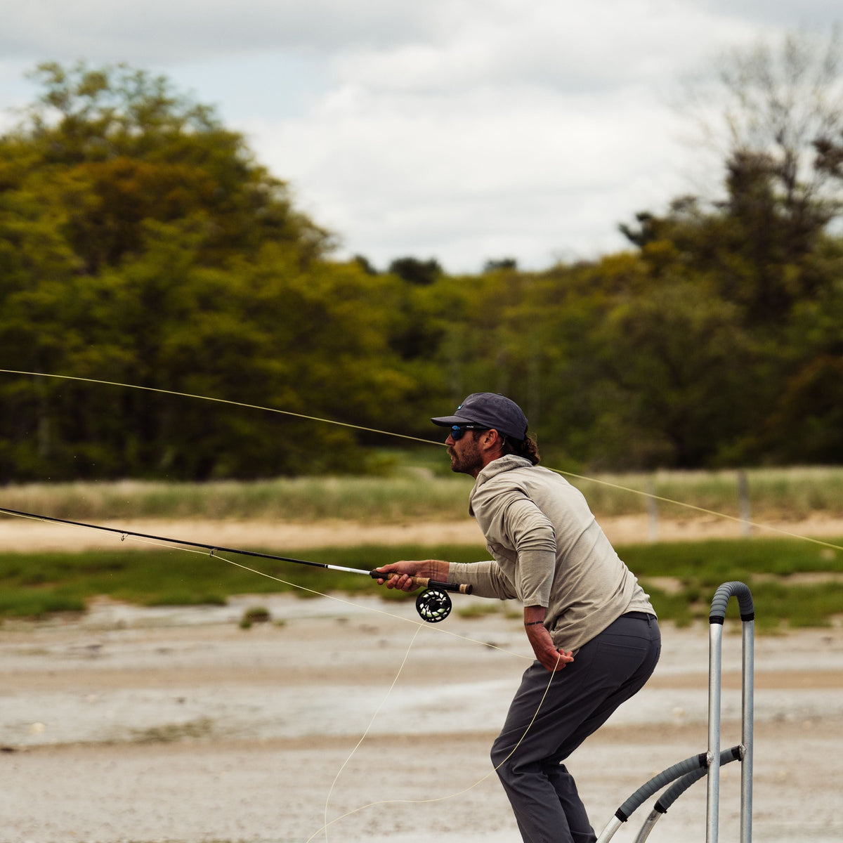 Buxton Tech Hoodie - Coriander Heather