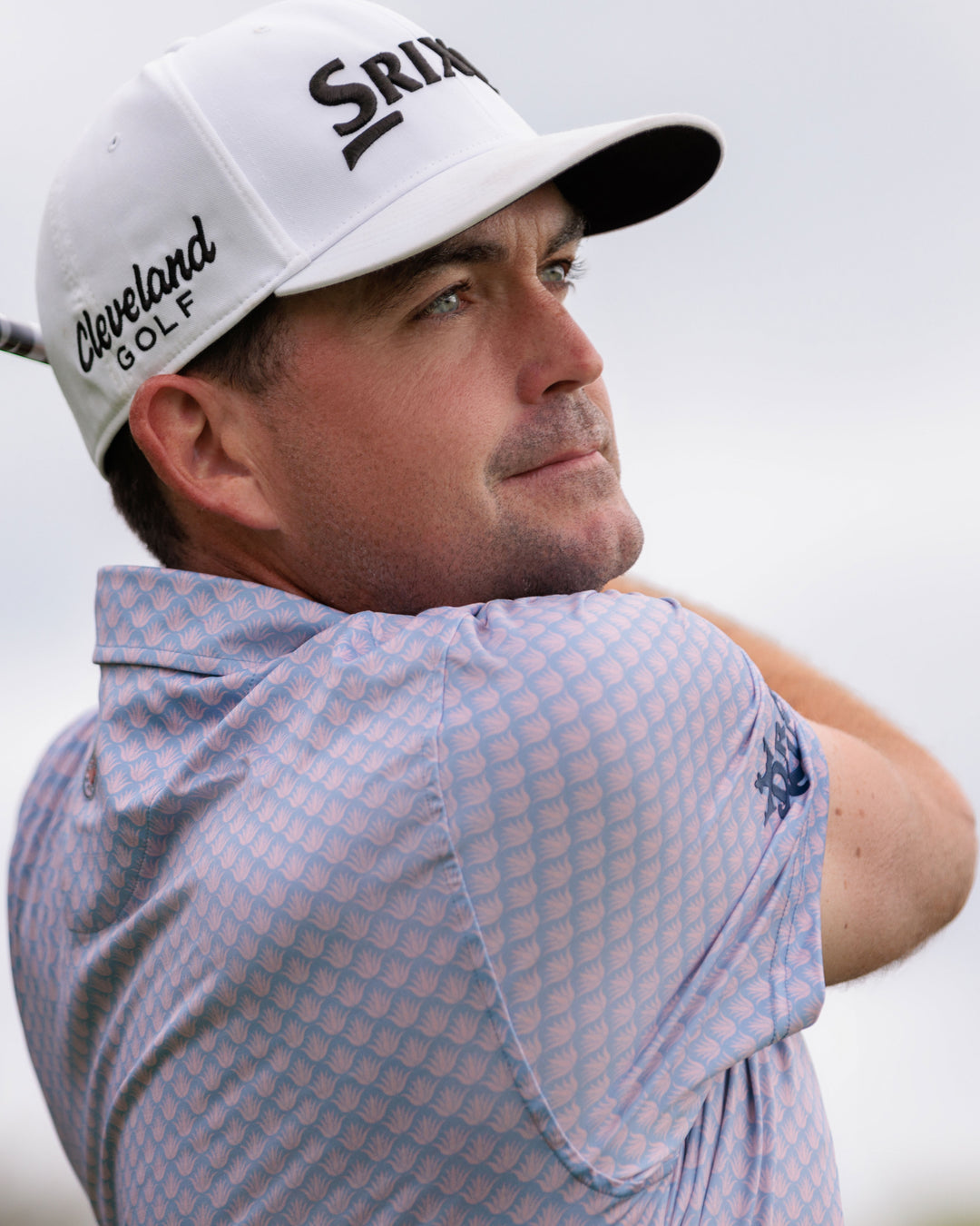 FRIDLEY SS AGAVE PRINT PERFORMANCE POLO