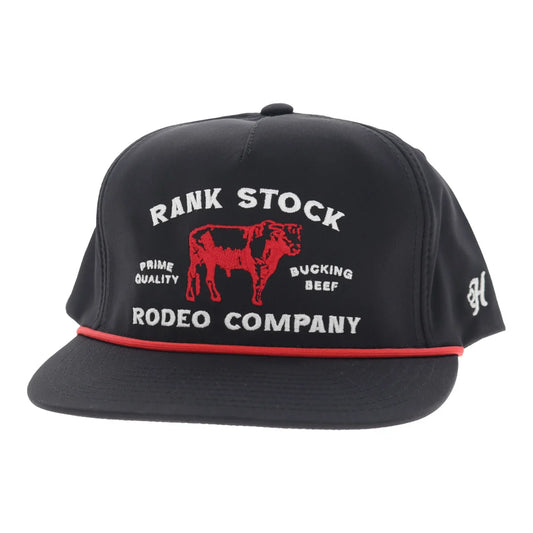 Rank Stock Black Trucker Hat