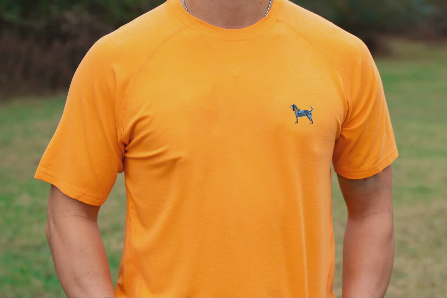 Bluetick Embroidered Active Tee