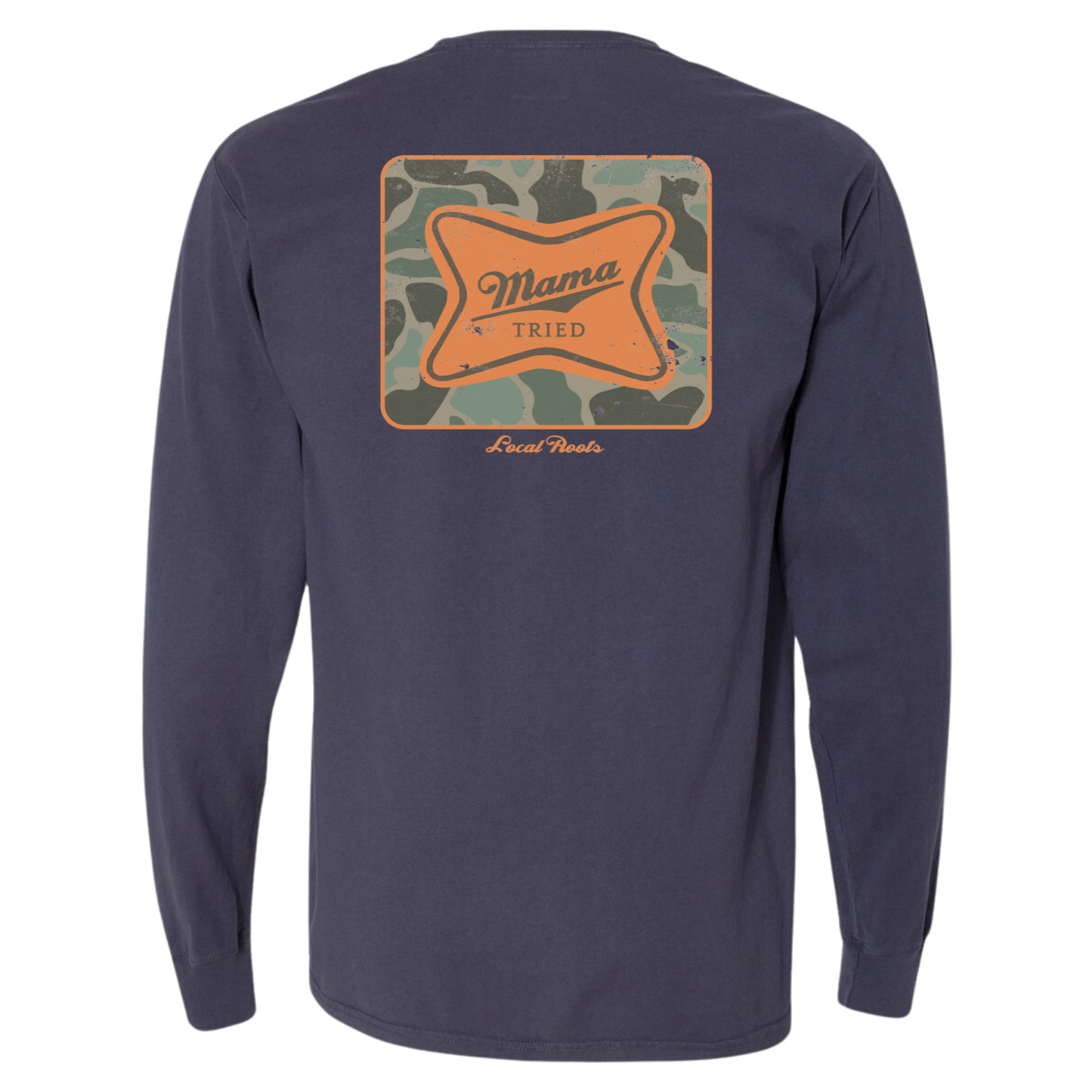 Mama Tried Slate LS Tee