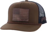 Liberty Roper Brown / Black Trucker Hat - Brown / Black
