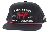 Rank Stock Black Trucker Hat - Black