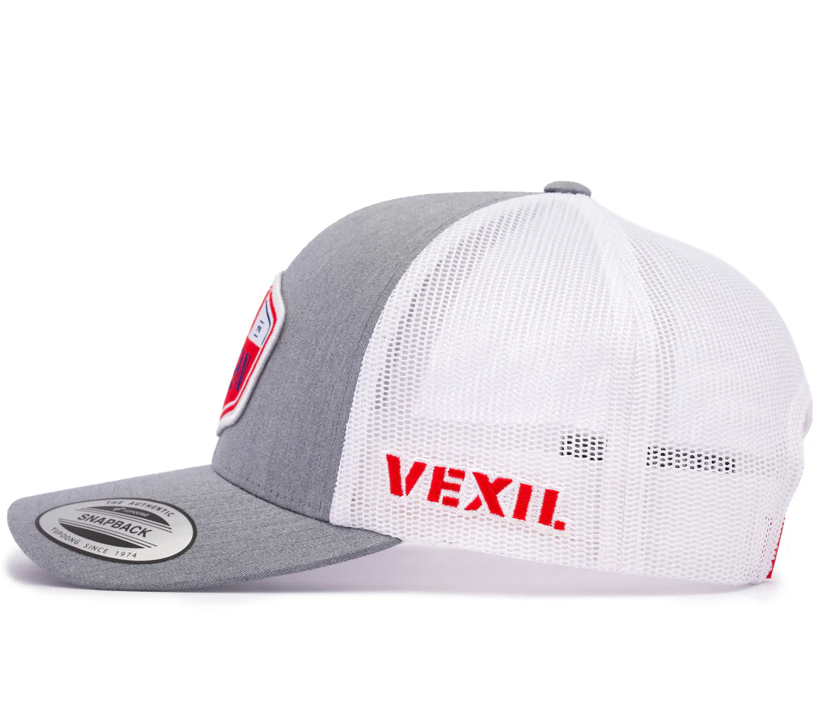 American Rancher - EST 1776 - Heather Grey/White Mesh
