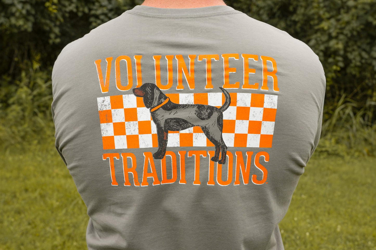 Bluetick Checkerboard Long Sleeve