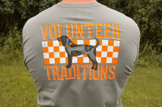 Bluetick Checkerboard Long Sleeve