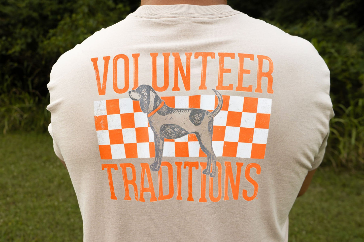 Bluetick Checkerboard Pocket Tees