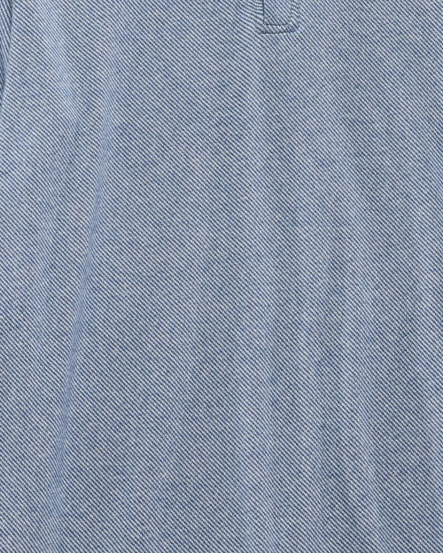 HERO SOLID TWILL 1/4 ZIP MOCK NECK - Blue