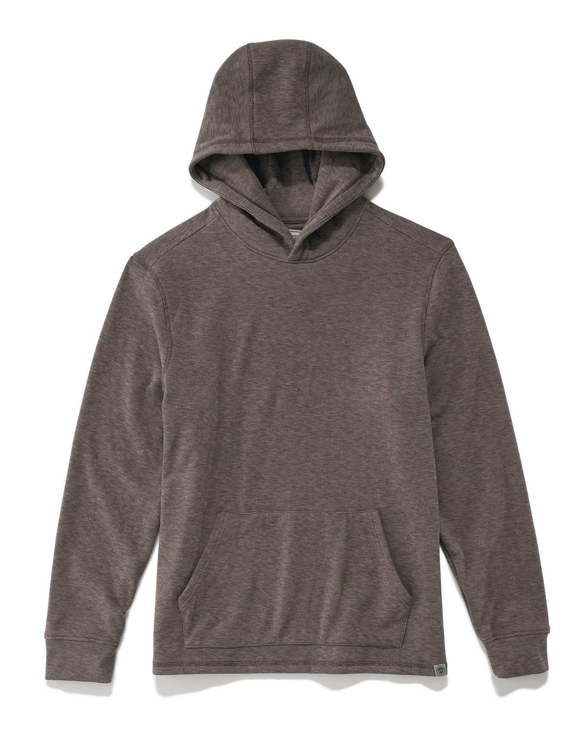 NEWTON FLEECE HOODIE - Brown Heather