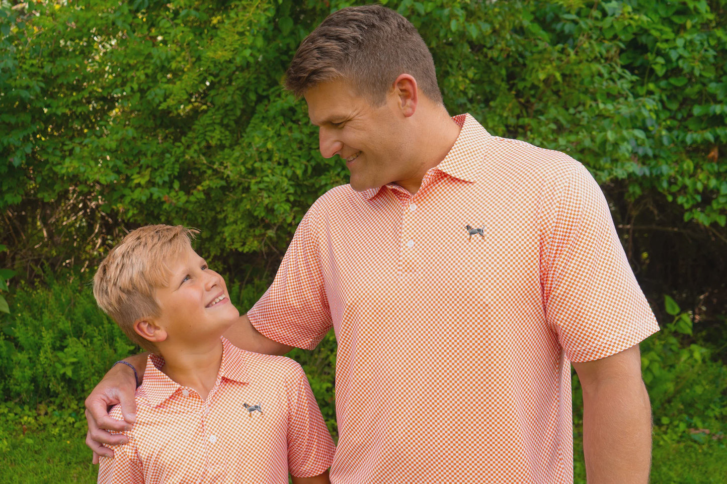 Bluetick KIDS Checkerboard Polo