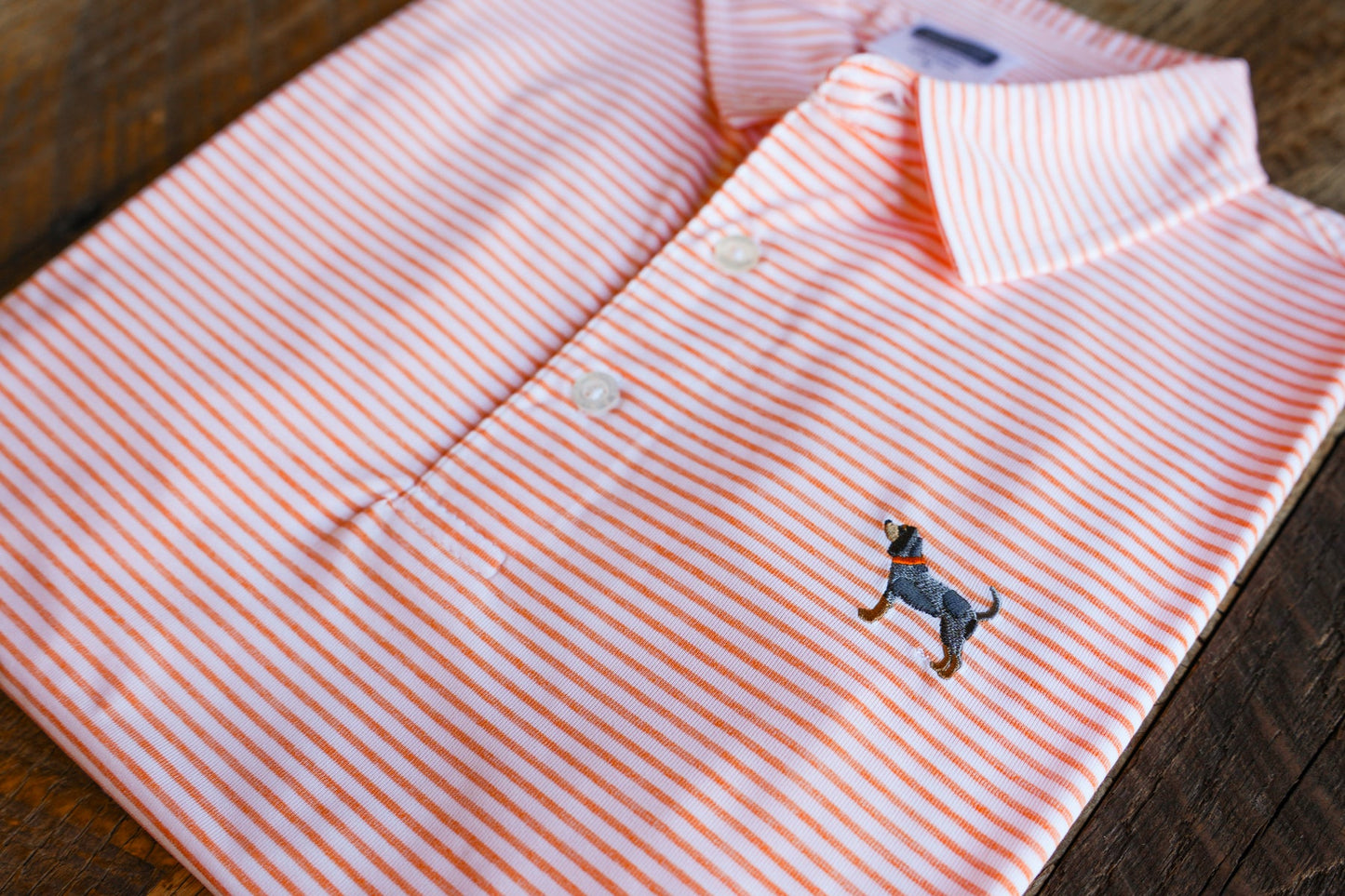 Kid's Bluetick Heritage Stripe Polos
