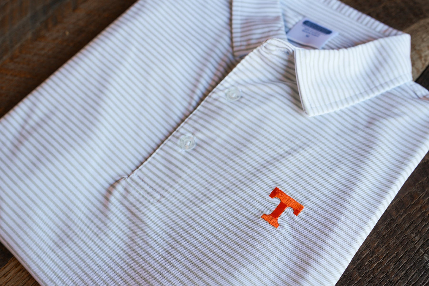 Power T Heritage Stripe Polo