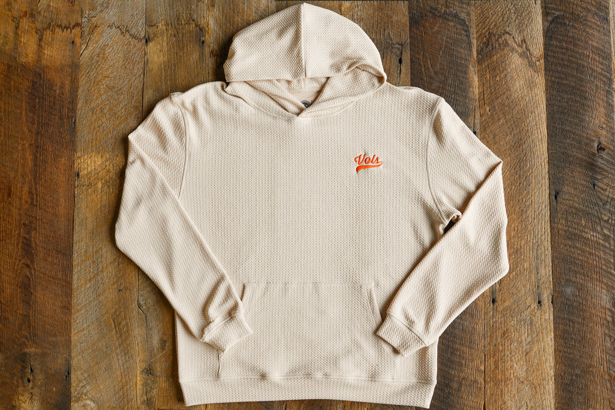 Script Vols Knit Hoodie - Cream - Volunteer Traditions - photo 5