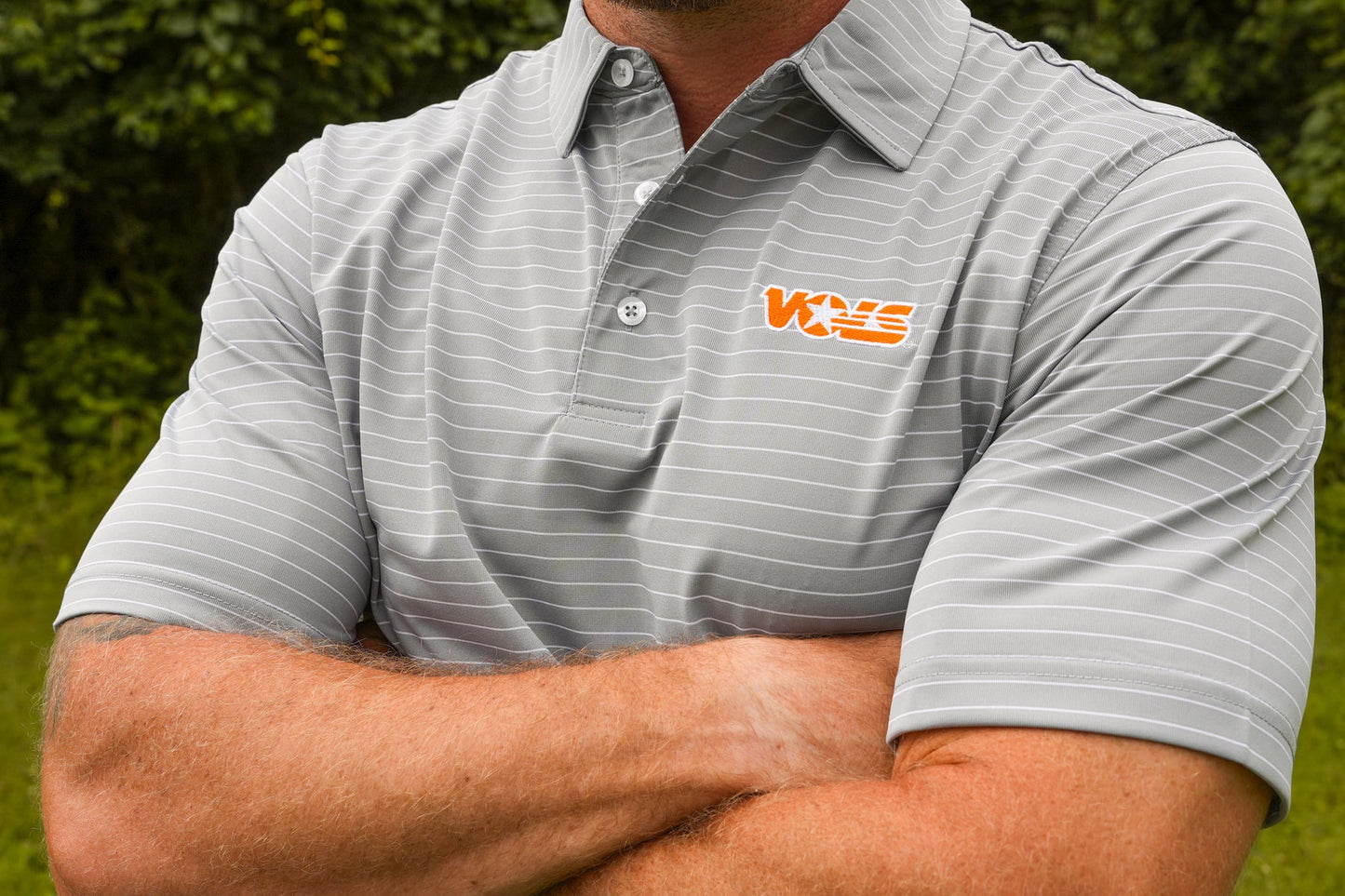 Star Vols Club Stripe Polos