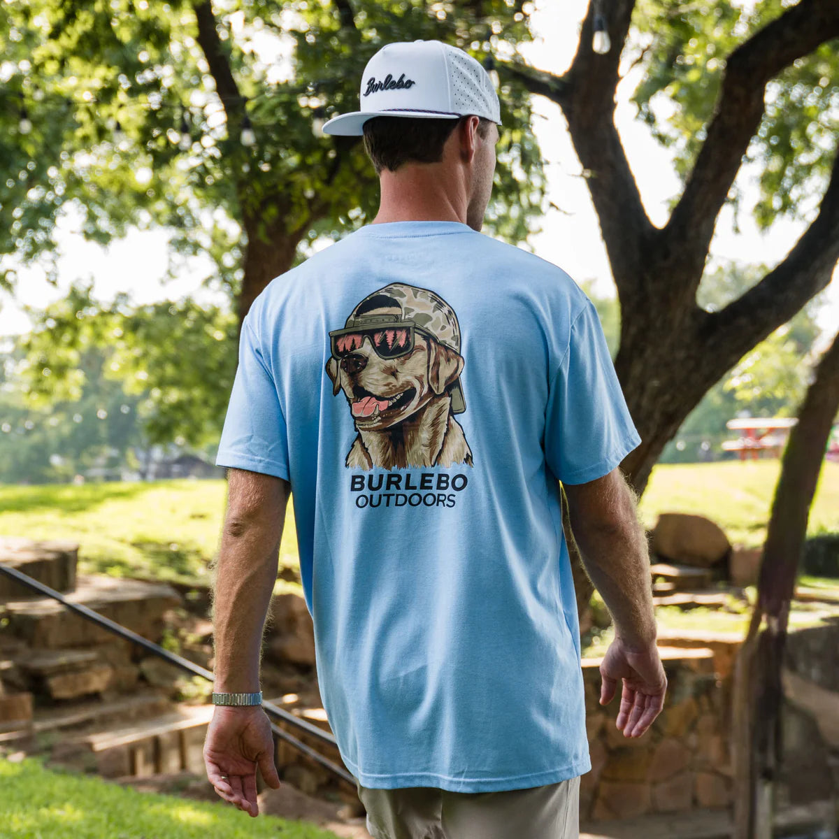 Short Sleeve Tee - Mallard Camo Dog