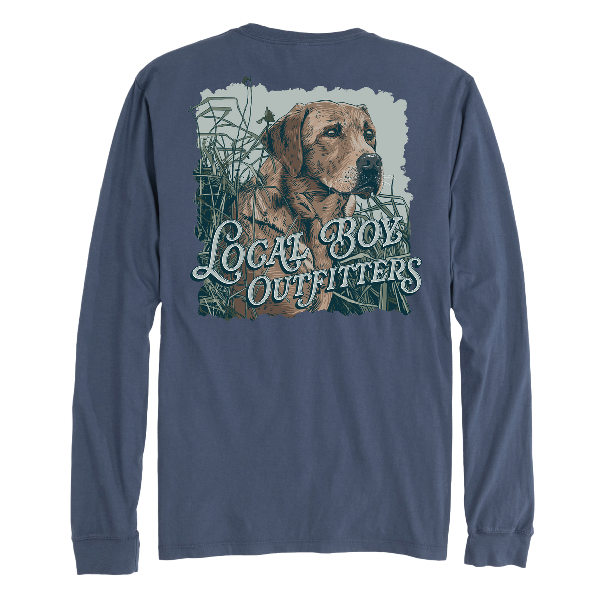 Local Boy Retriever Watch LS Tee - China Blue