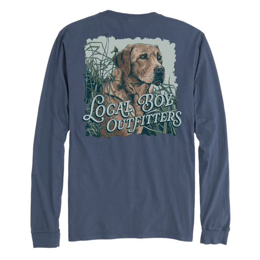 Local Boy Retriever Watch LS Tee - China Blue