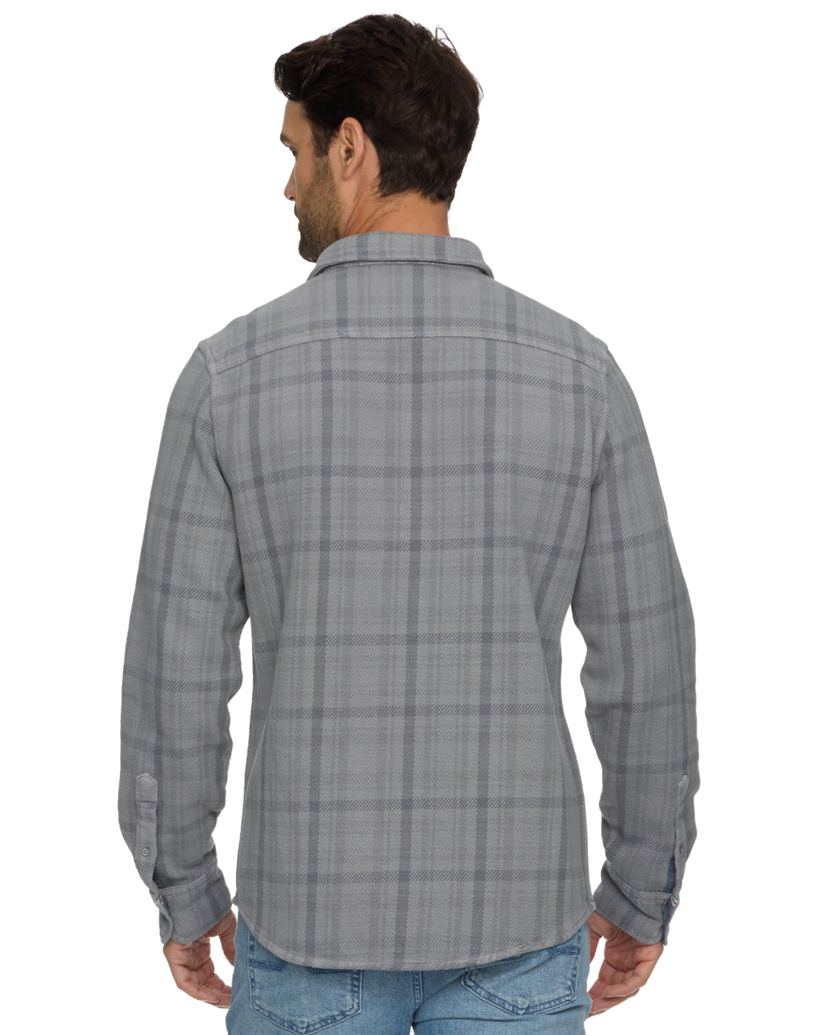 LEIGHTON FRONTIER OVERSHIRT - Grey Combo
