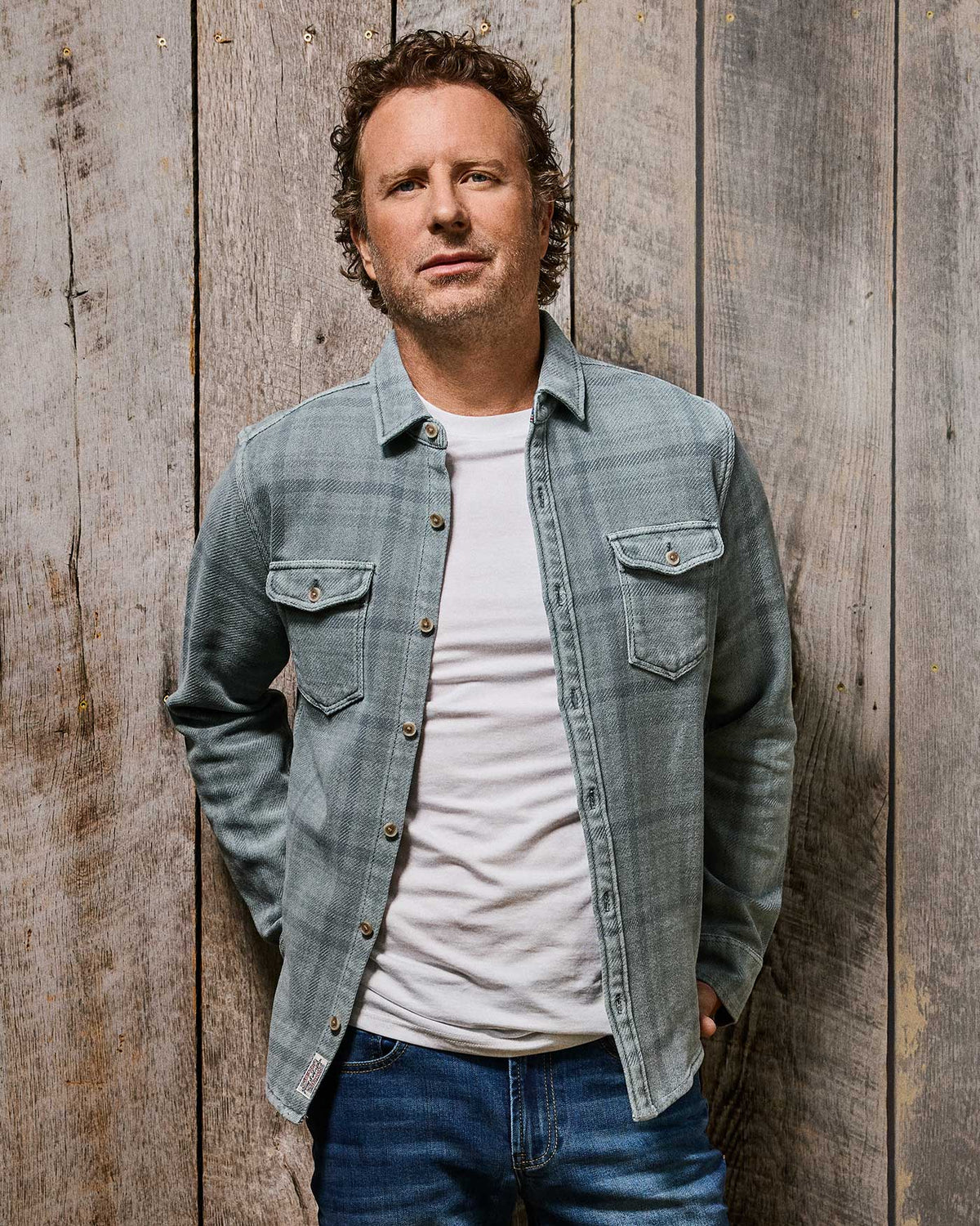 LEIGHTON FRONTIER OVERSHIRT - Grey Combo