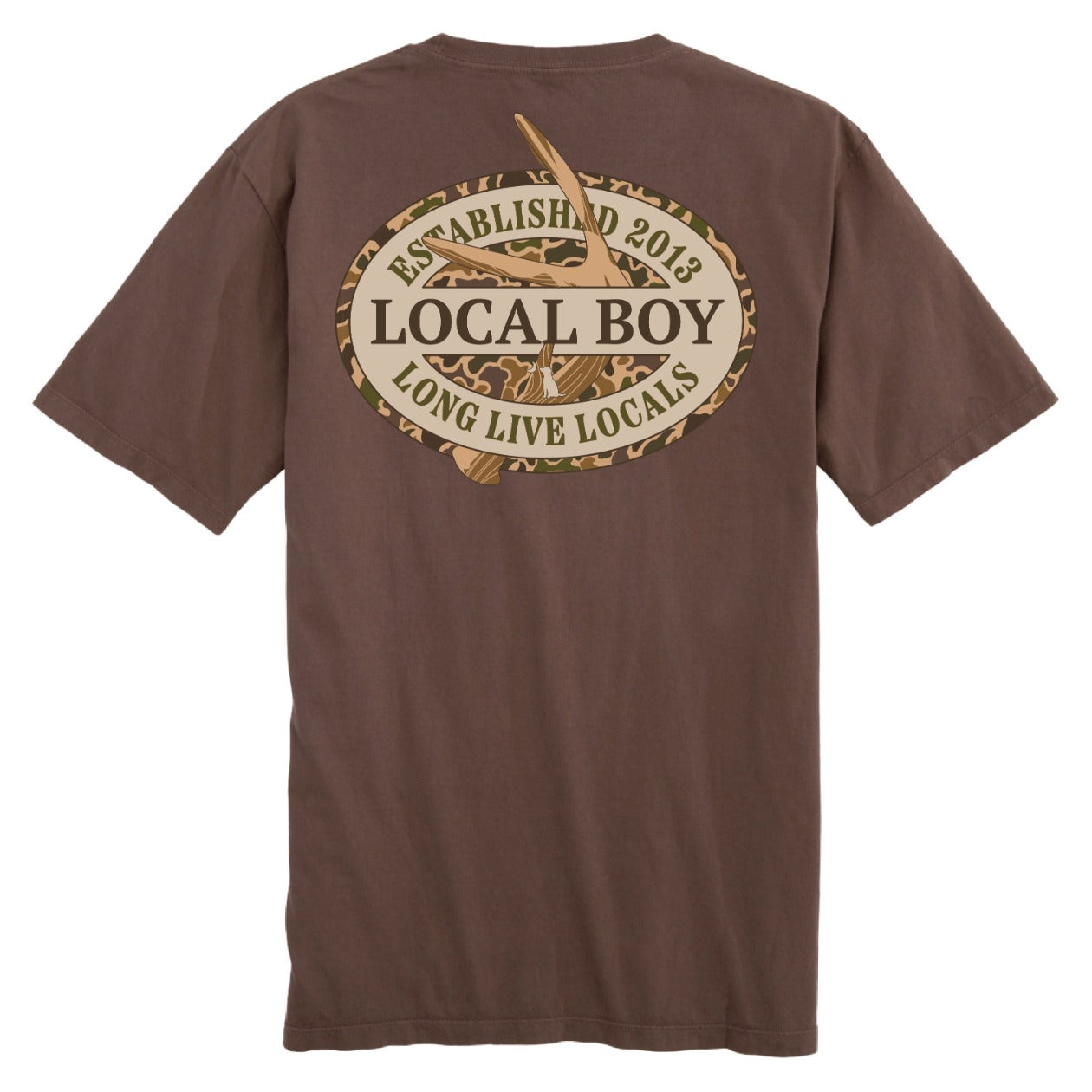 Old School Antler Oval SS Tee