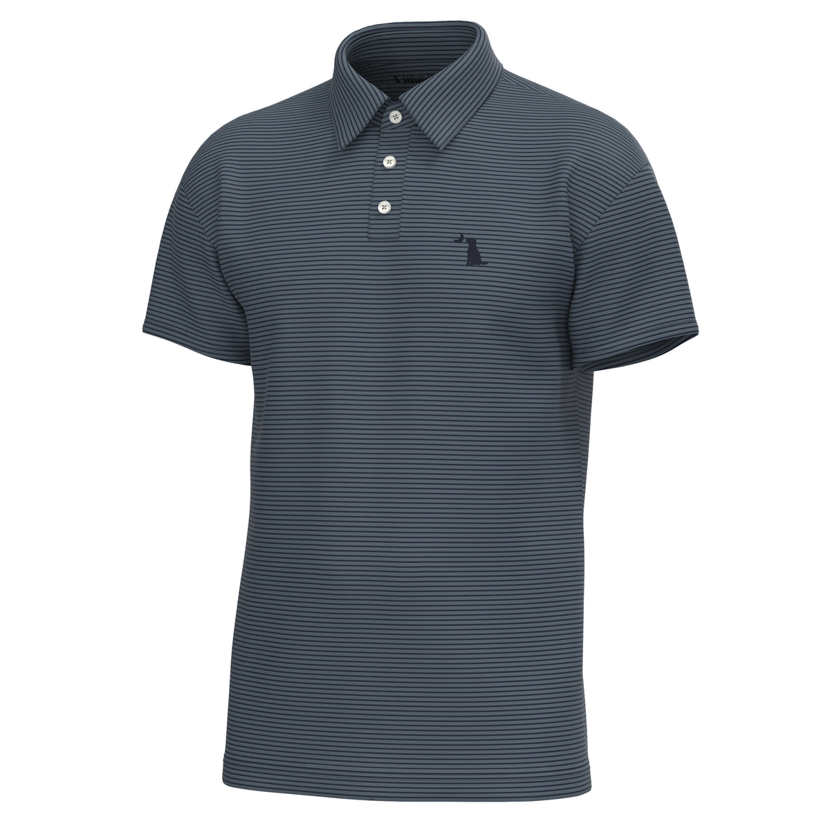 Local Boy Driftwood Polo - Charcoal Blue/Midnight
