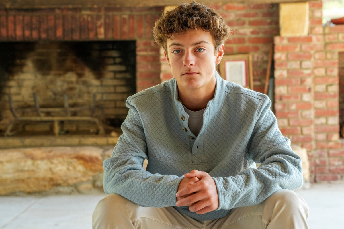 Local Boy Youth Heritage Pullover - Slate