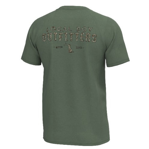 Old Signature Short Sleeve Heather Performance Shirt