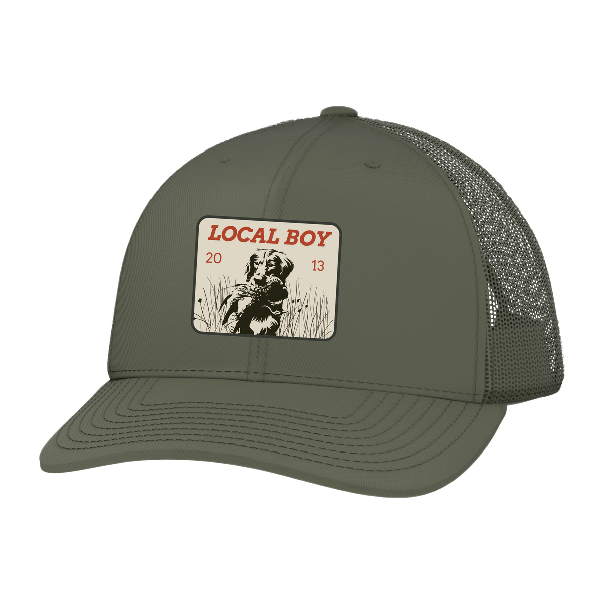 Local Boy Youth Golden Hour Trucker Hat - Loden
